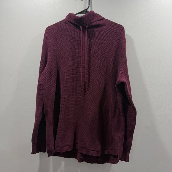 LAUREN RALPH LAUREN Women Purple Cowl Neck Pullover Sweater Top Size 2X EUC - Picture 1 of 9